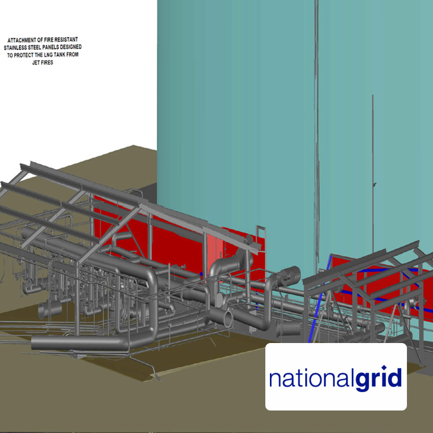 thermal protection system for LNG tank assets